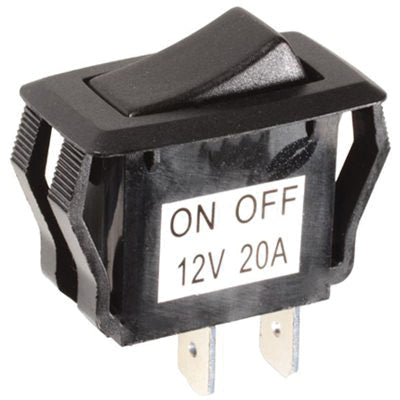 Au-ve-co® 13528 Non-Illuminated Rocker Switch, 20 A, On-Off SPST