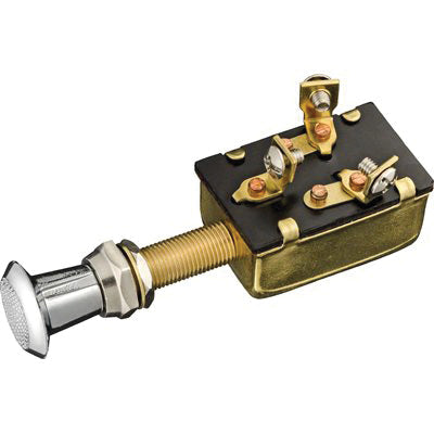 Au-ve-co® 13552 Push-Pull Marine Switch, 15 A, 3-Spade Terminal