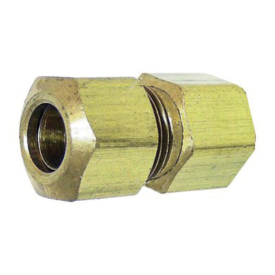 Au-ve-co® 137 Connector, 5/16 in Compression Tube x 1/8 in MNPT, Brass