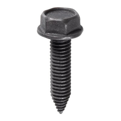 Au-ve-co® 13715 Bolt, System of Measurement: Metric, M6x1 Thread, 25 mm L, Hex Washer Head, 10 mm Head