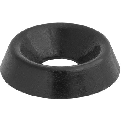 Au-ve-co® 13717 Countersunk Finishing Washer, #6, 0.143 in ID, 0.437 in OD, 0.1 in Thick, 82 deg Countersink, Nylon