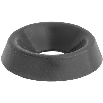 Au-ve-co® 13719 Countersunk Finishing Washer, #8, 0.171 in ID, 0.515 in OD, 0.115 in Thick, 82 deg Countersink, Nylon