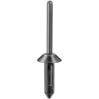 Au-ve-co® 13747 Expansion Rivet, 15/32 in Dia Flange, 1-7/8 in L, 1/16 to 11/64 in Panel Grip, Fits Hole Size: 13/64 in