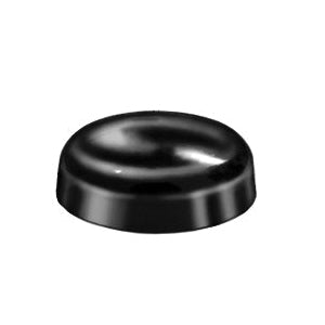 Au-ve-co® 13837 Pop-On Screw Cover, 5/8 in OD, Polypropylene, Black