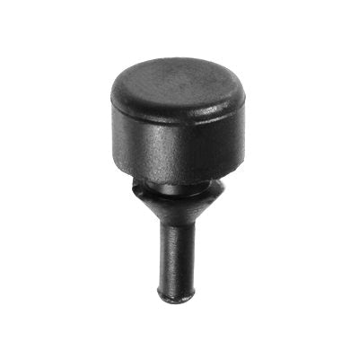 Au-ve-co® 13967 Bumper, 1/2 in OD, Fits Hole Size: 1/4 in, Rubber
