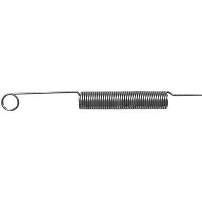 Au-ve-co® 14097 Universal Spring, 11-1/2 in OAL, 13/32 in OD, 1-Loop, 1-Straight End, Galvanized