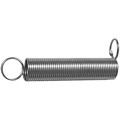 Au-ve-co® 14099 Universal Spring, 1-13/16 in OAL, 3/8 in OD, 2-Loops End, Galvanized