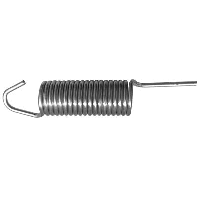 Au-ve-co® 14102 Universal Spring, 18-1/2 in OAL, 13/16 in OD, 1-Loop, 1-Straight End, Galvanized