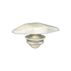 Au-ve-co® 14299 Double Head Weatherstrip Retainer, System of Measurement: Metric, Nylon