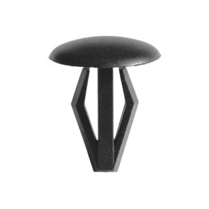 Au-ve-co® 14353 Single Head Retaining Clip, System of Measurement: Metric, Nylon