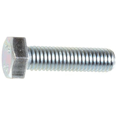 Au-ve-co® 14422 Cap Screw, M8x1.25 Thread, Full, Regular Thread, 30 mm OAL, Alloy Steel, Zinc-Plated, 8.8 Grade