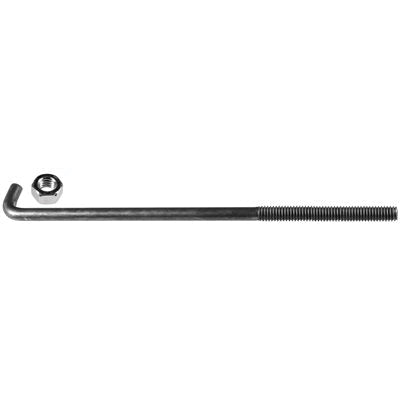 Au-ve-co® 14461 Battery Hold Down Bolt With Nut, System of Measurement: Imperial, 1/4-20 Thread, 7 in L, Unplated