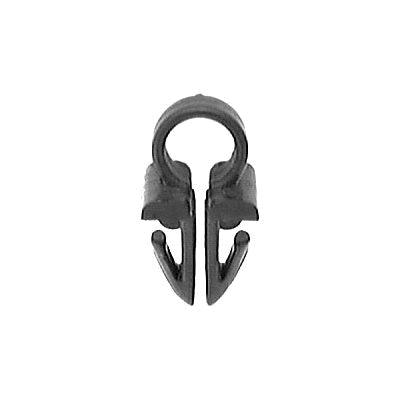 Au-ve-co® 14529 Routing Clip, 1/4 in Conduit/Cable, Nylon, Black