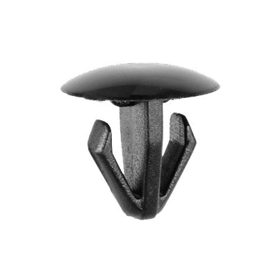 Au-ve-co® 14720 Single Head Retaining Clip, System of Measurement: Metric, Nylon