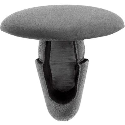 Au-ve-co® 14736 Single Head Retaining Clip, System of Measurement: Metric, Nylon