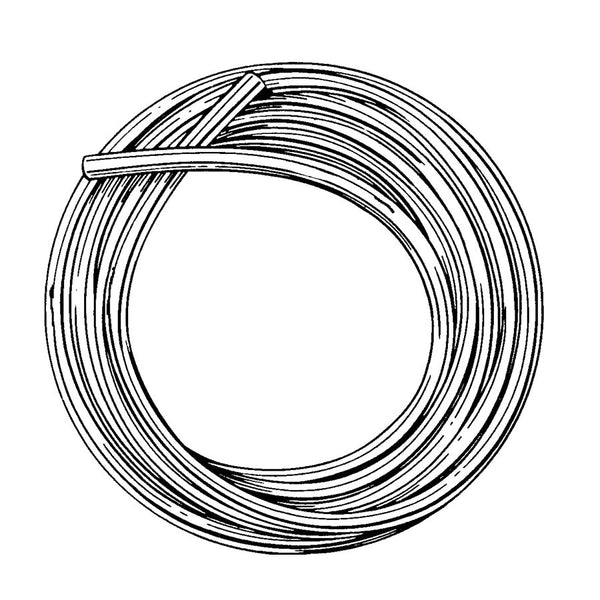 Au-ve-co® 14801 Tube, PVC, 1/4 in OD, 100 ft L, 1/16 in Thick Wall
