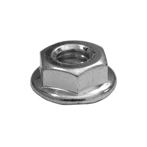 Au-ve-co® 14874 Spin Lock Nut With Serrations, System of Measurement: Imperial, 1/4-20 Thread, USS Thread, Zinc