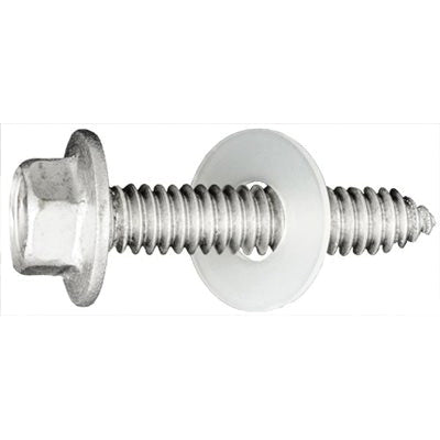 Au-ve-co® 14976 Body Bolt, System of Measurement: Imperial, 1/4-20 Thread, 1-1/4 in L, Hex Washer, Sems® Head