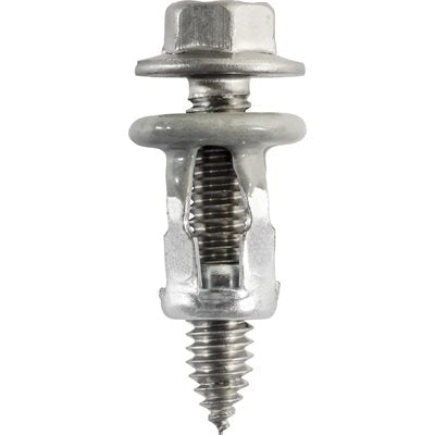 Au-ve-co® 14977 Body Bolt, System of Measurement: Imperial, 1/4-20 Thread, 1-1/4 in L, Hex Washer, Sems® Head