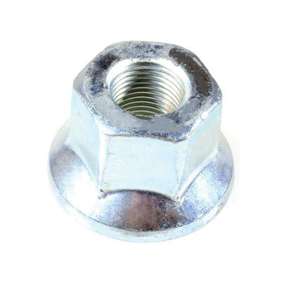 Au-ve-co® 15011 Flange Wheel Nut, System of Measurement: Imperial, 5/8-18 Thread, 1-1/8 in Width Across Flat, Zinc