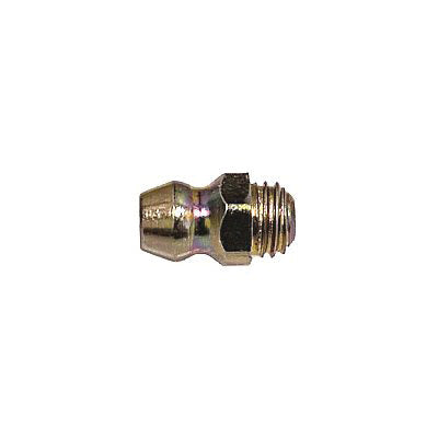 Au-ve-co® 15440 Long Straight Grease Fitting, 1/4-28 Thread, Plated, 1/2 in OAL