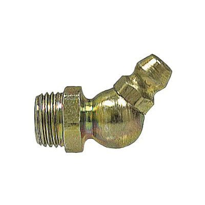Au-ve-co® 15099 Grease Fitting, M10x1 Thread, Plated, 23 mm OAL