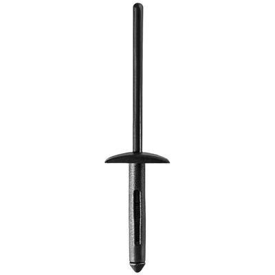 Au-ve-co® 15187 Rivet, 8.5 x 15.5 mm Dia Flange, 65 mm L, 6 to 10 mm Panel Grip, Fits Hole Size: 4 mm, Nylon