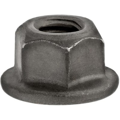 Au-ve-co® 15316 Flange Lock Nut, System of Measurement: Metric, M6x1 Thread, 10 mm Width Across Flat, 7.5 mm H