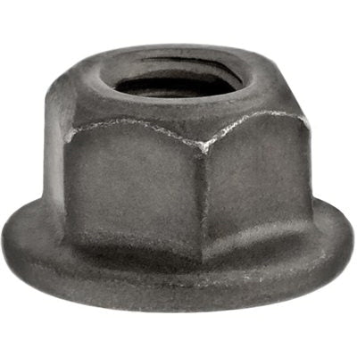 Au-ve-co® 15318 Flange Lock Nut, System of Measurement: Metric, M10x1.5 Thread, 15 mm Width Across Flat, 13 mm H