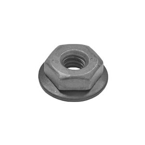 Au-ve-co® 15325 Free Spinning Washer Nut, System of Measurement: Metric, M4x0.7 Thread, 9 mm Width Across Flat