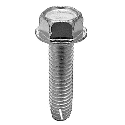 Au-ve-co® 15355 Thread Cutting Tapping Screw, 5/16-18 Thread, 1-1/2 in OAL, Hex Washer Head, Bright Zinc Chromate