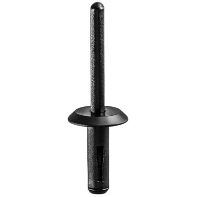 Au-ve-co® 15491 Rivet, 21/32 in Dia Flange, 2-1/8 in L, 19/64 to 27/64 in Panel Grip, Fits Hole Size: 1/4 in, Nylon