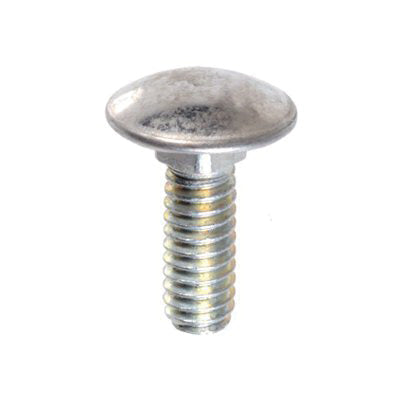 Au-ve-co® 15545 Bumper Bolt, System of Measurement: Imperial, 1/4-20 Thread, 3/4 in L, Round Head, Zinc