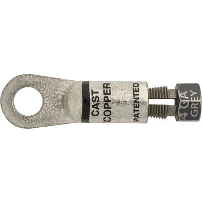 Au-ve-co® 15618 Compression Lug, Cast Copper, Gray, Tin-Plated
