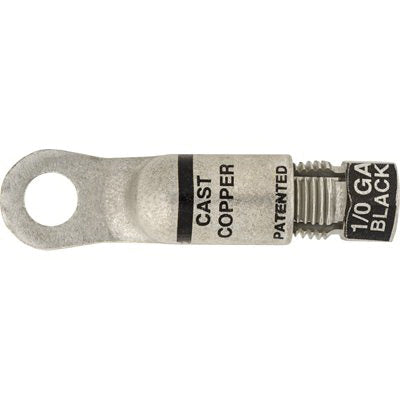 Au-ve-co® 15620 Compression Lug, Cast Copper, Black, Tin-Plated