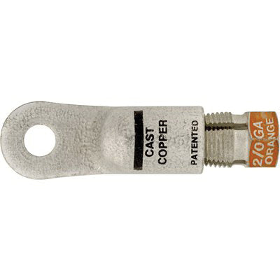 Au-ve-co® 15622 Compression Lug, Cast Copper, Orange, Tin-Plated