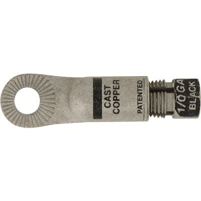 Au-ve-co® 15628 Stud/Side Terminal, Cast Copper, Black, Tin-Plated