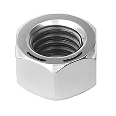 Au-ve-co® 15640 Hex Nut, 1/4-20 Thread, Zinc-Plated