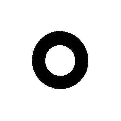 Au-ve-co® 15764 O-Ring, 4 mm ID, 8 mm OD, 2 mm Thick, Buna-N