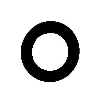 Au-ve-co® 15765 O-Ring, 6 mm ID, 10 mm OD, 2 mm Thick, Buna-N