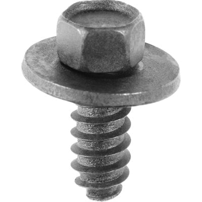 Au-ve-co® 15776 Tapping Screw, System of Measurement: Metric, M6.3x1.81 Thread, 16 mm L, Hex, Sems® Head