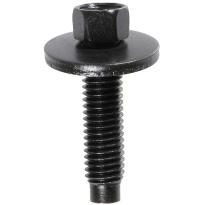 Au-ve-co® 15780 Body Bolt, System of Measurement: Metric, M8x1.25 Thread, 33 mm L, Hex, Sems® Head, 10 mm Head