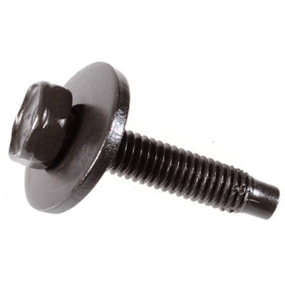 Au-ve-co® 15818 Bolt, System of Measurement: Metric, M6x1 Thread, 30 mm L, Hex, Sems® Head, 10 mm Head