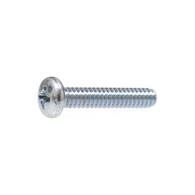 Au-ve-co® 15876 Machine Screw, M6x1 Thread, 10 mm OAL, Phillips Pan Head, Zinc-Plated