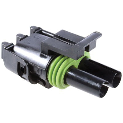 Au-ve-co® 15952 2-Cavity Connector Shell, Nylon Insulation