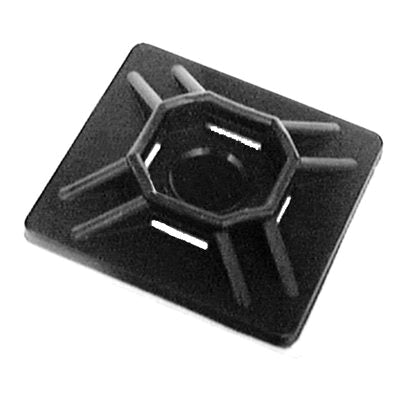 Au-ve-co® 16001 Cable Tie-Mount With 4-Way Adhesive Back