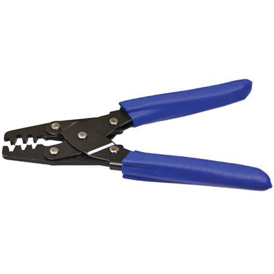 Au-ve-co® 16004 Open Barrel Terminal Crimping Tool, 8-1/2 in OAL, 24 to 14 AWG Cable/Wire, For Use With: OEM Terminals
