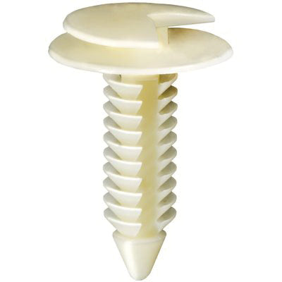 Au-ve-co® 16017 Double Head Trim Panel Retainer, System of Measurement: Imperial, Nylon