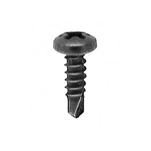 Au-ve-co® 16033 Tapping Screw, #8 Thread, 1/2 in OAL, Phillips Pan Head, Black Oxide