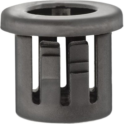 Au-ve-co® 16087 Standard Insulating Bushing, 1/4 in ID, 15/32 in OD, 13/32 in Thick Overall, Nylon, Black